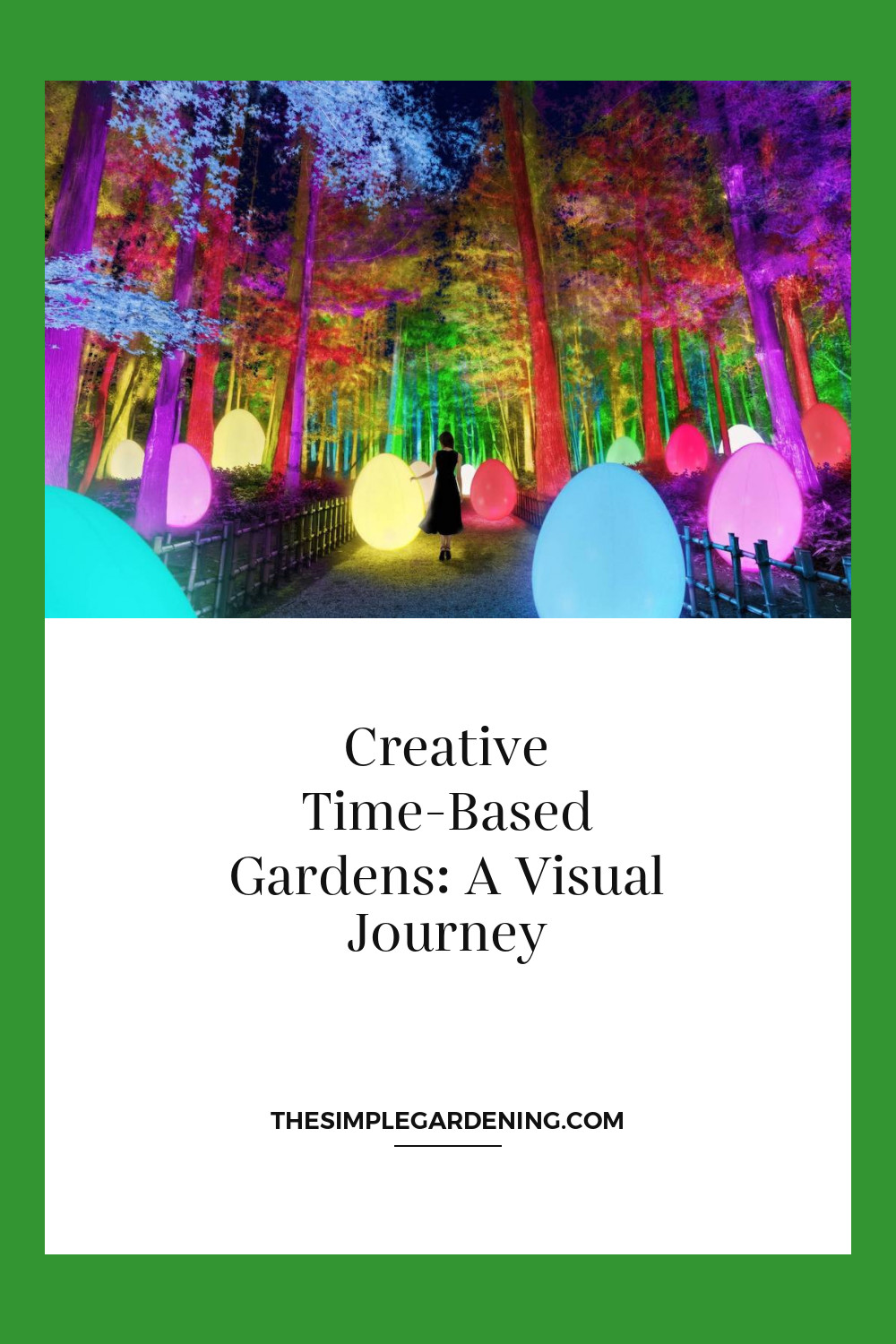 Creative Time-Based Gardens: A Visual Journey